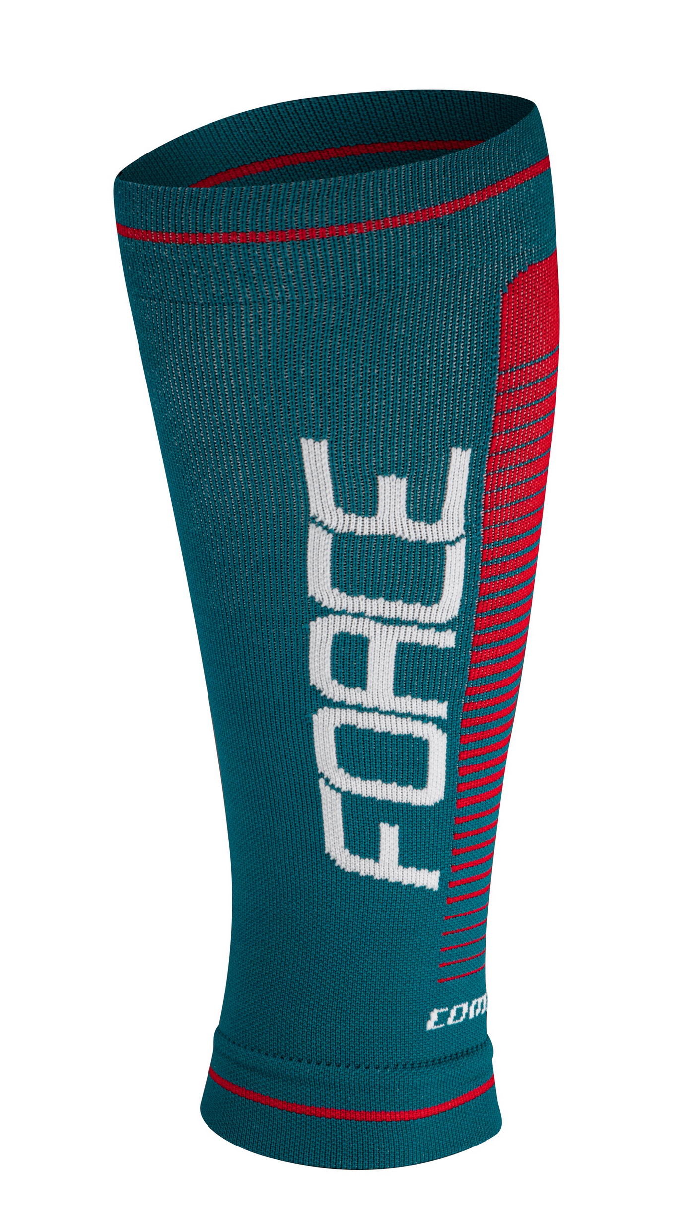 Čarape calf sleeves F COMPRESS, petrol plava-crvena L-XL